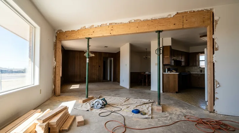 Beam Replacement & Load-Bearing Wall Removal Lubbock